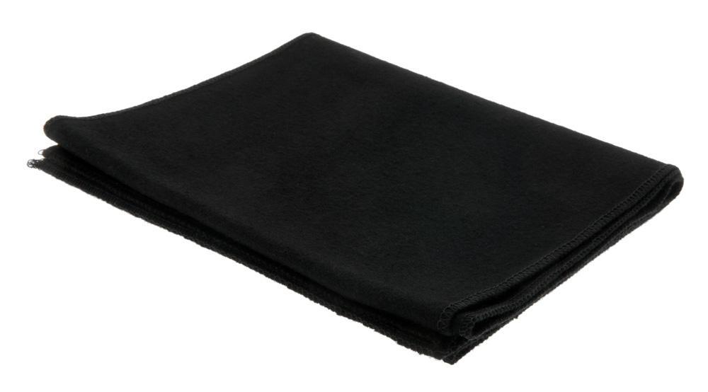 Retro scarf, svart från CTH Ericson, slät, mjuk, varm och skön