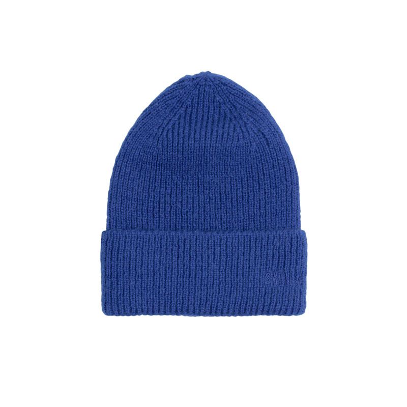 Molly stickad mössa, unisex, Blue från Sätila