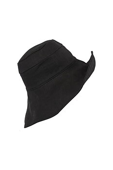 Kalla, linnehatt från KNCollection, svart en storlek, ca 57 cm REA!