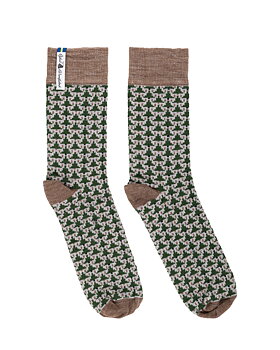 Merinostrumpor, Skogen Gran, unisex, stl Rejäl 42-45