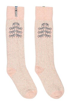 Stickade sockor  - Gotland rosa, storlek mindre, storlek 31-35 
