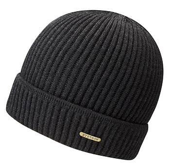Stickad beanie Stetson,  Svart