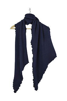 Matilde stickad scarf från KN Collection, marin