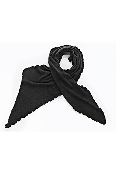 Matilde stickad scarf från KN Collection, graphitegrå