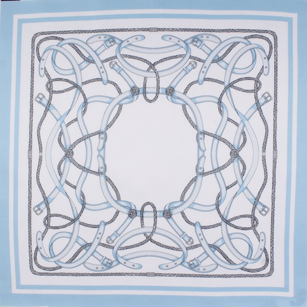 Klassisk sidenscarf skyblue från Amanda Christensen