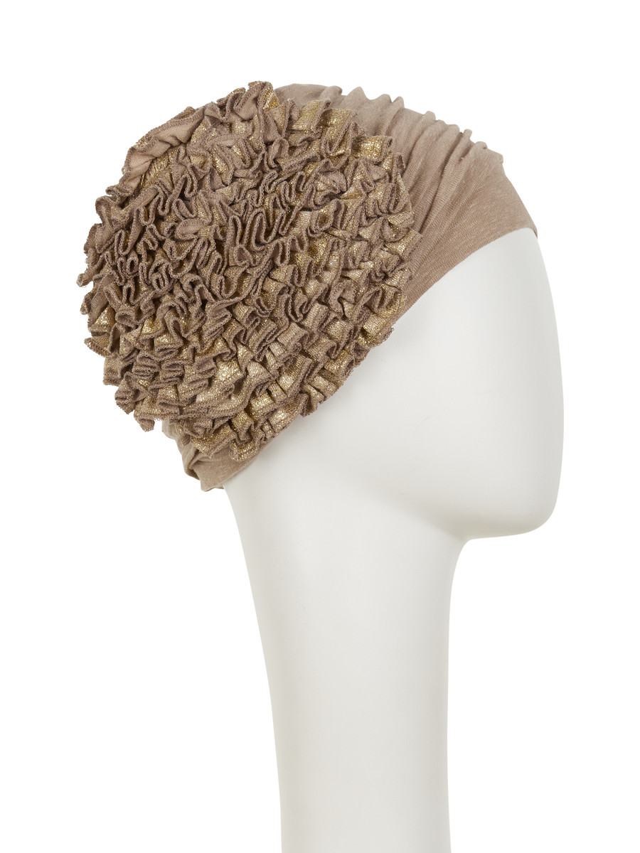 Turban i festlig linnemix från Christine Headwear - 2