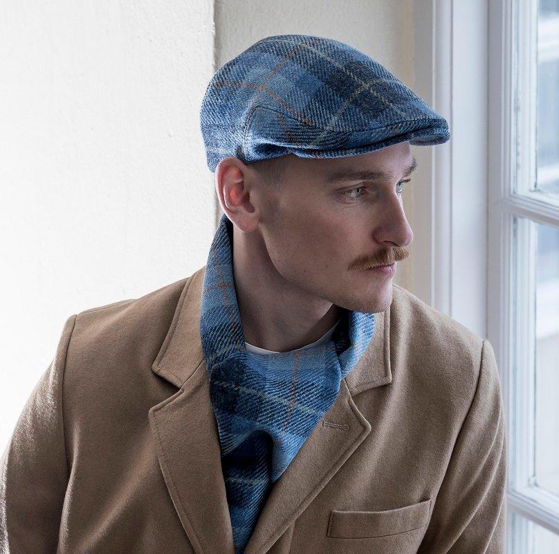 Edward HarrisTweed, Plaid blue  från CTH Ericson,  - 3