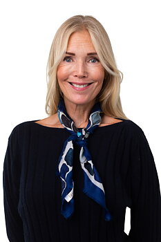 Mönstrad vävd cashmeresjal i 100% cashmere blåa toner  65 x 65cm säljs på Hospitalsgatan