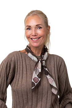 Mönstrad vävd cashmeresjal i 100% cashmere mocka mousse toner  65 x 65cm säljs på Hospitalsgatan