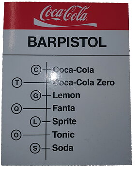 Barpistol mærker (Ved 200 stk.)