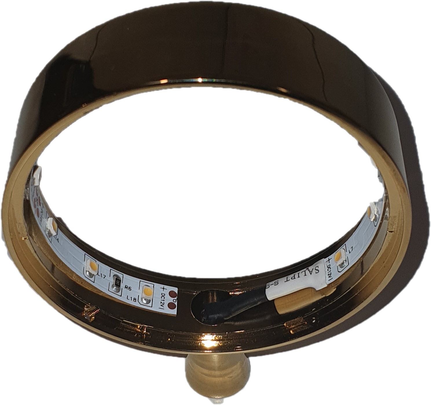 Medallion -Frogeye GOLD,  81mm LED - 2