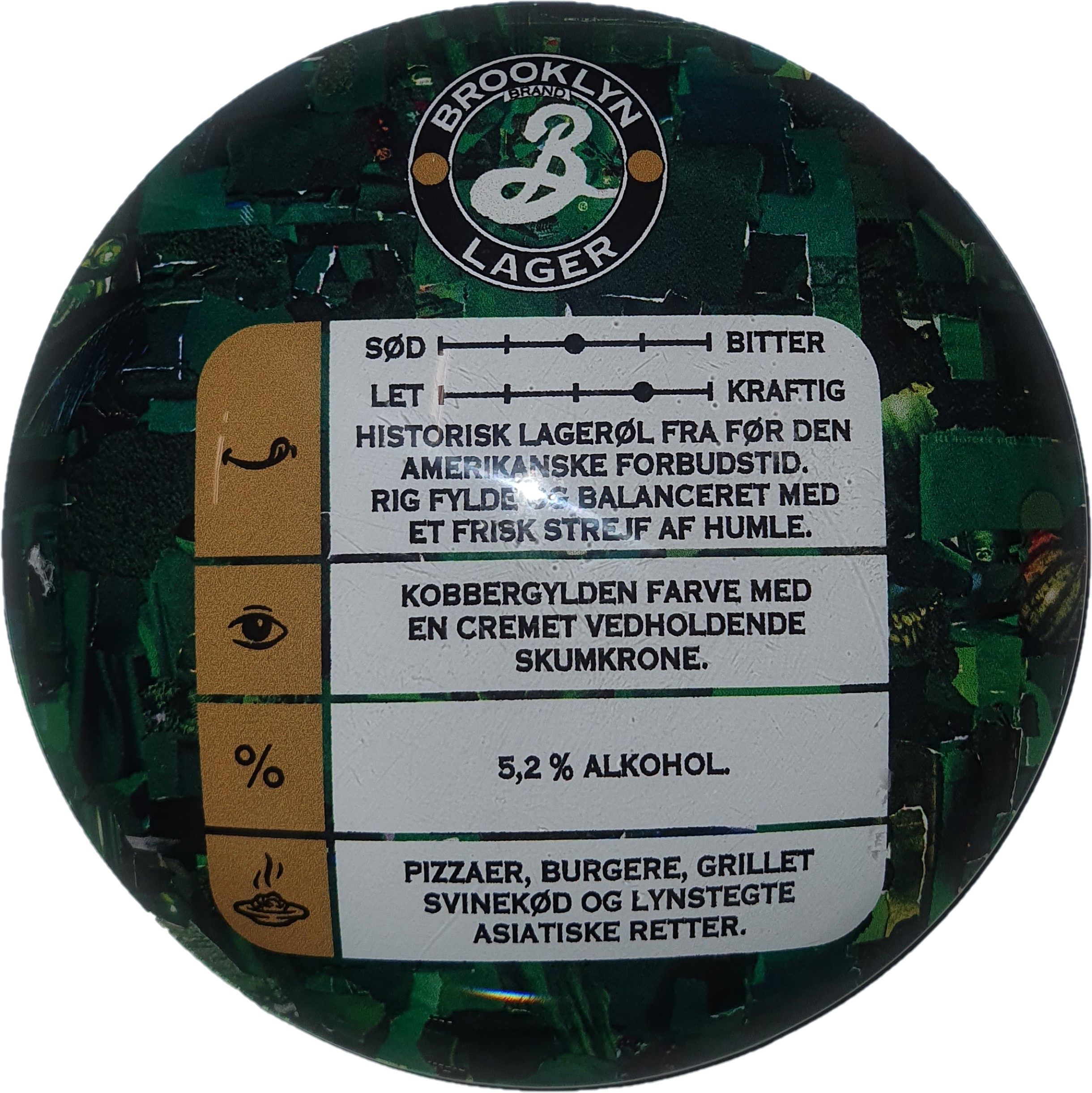 Brand Brooklyn Lager Frog Eye sæt - 2