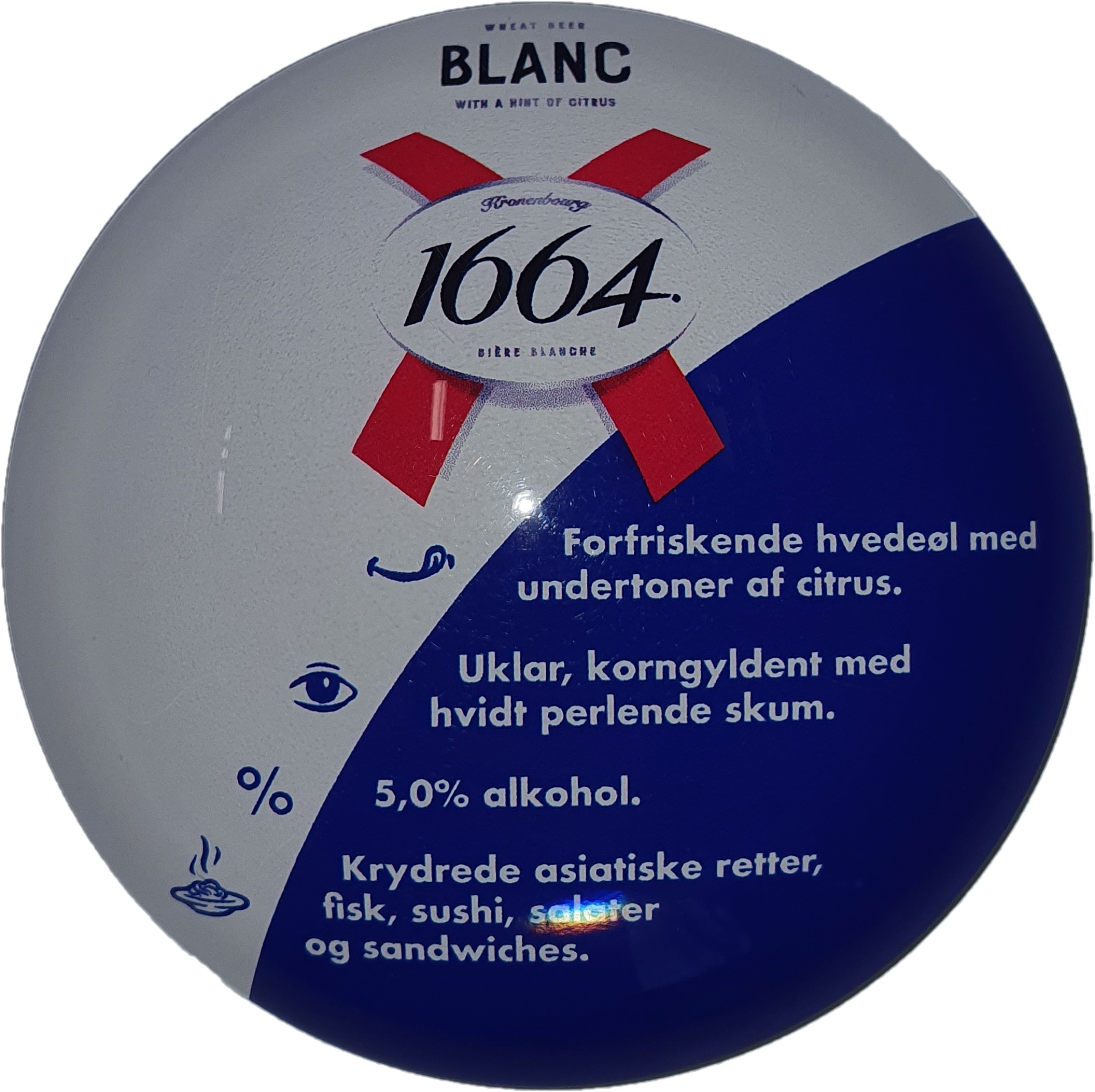 Brand Kronenbourg Blanc Frog Eye sæt - 2