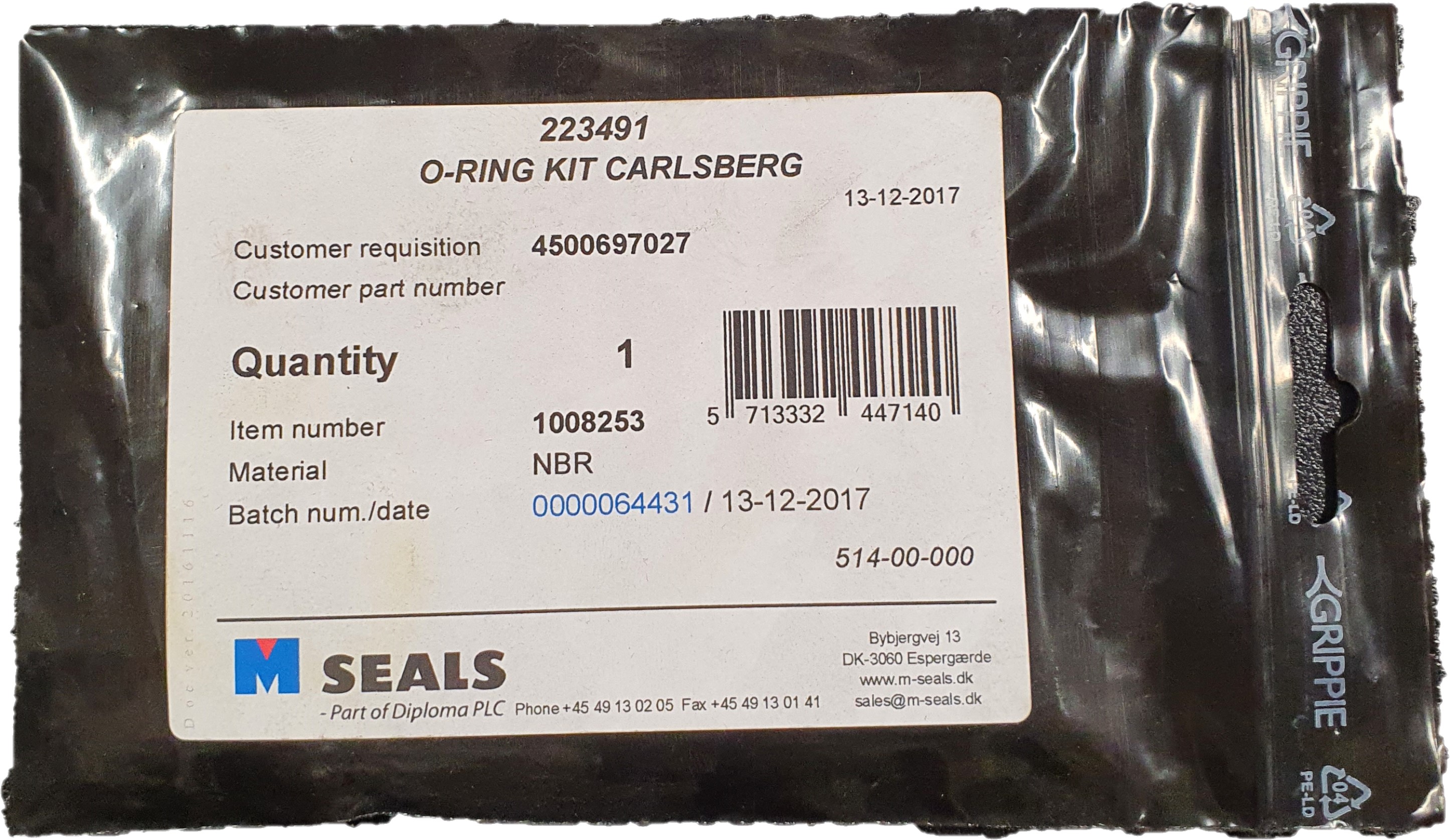 O-ring Kit T/ny Co2 Omskifter