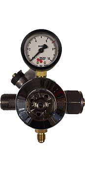 CO2 Regulator enkelt  CC 10 BAR MicroMat