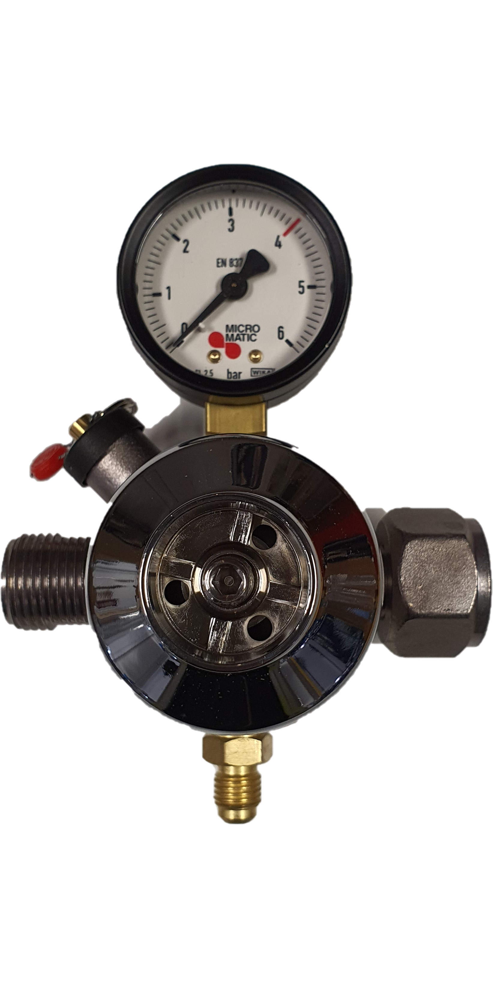 CO2 REGULATOR ENKELT 4 BAR MICRO MATIC