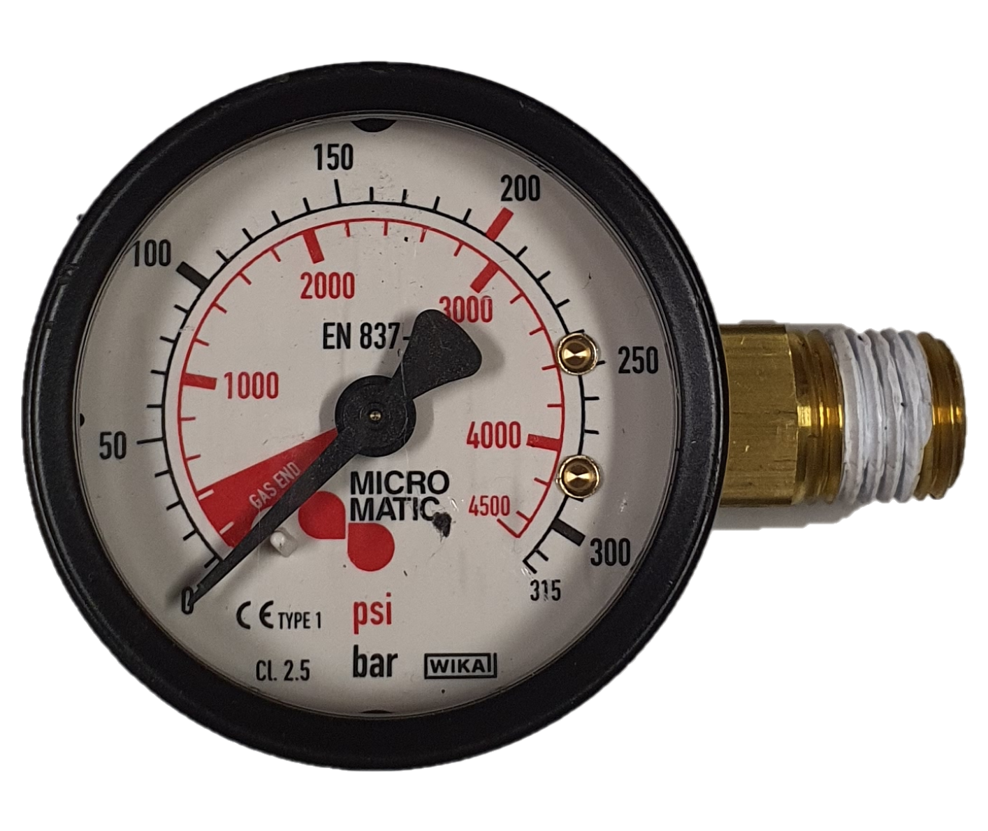 MANOMETER 0-315 BAR 3450502- NPT