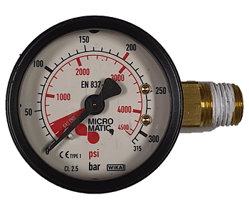 MANOMETER 0-315 BAR 3450502- NPT