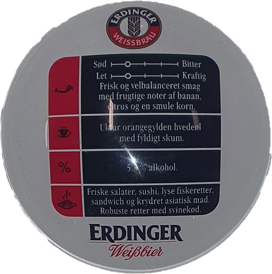 Brand Erdinger Hefe Weissbier Frog Eye sæt - 2