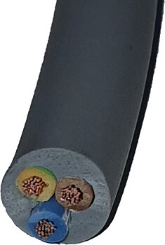 PLASTKAPPELEDNING PKAJ 3X1 GRÅ