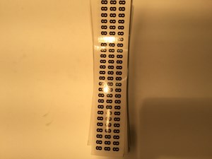 LEDNINGSMÆRKE BRADY NR 8 78STK/ARK