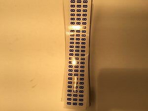 LEDNINGSMÆRKE BRADY NR 8 78STK/ARK