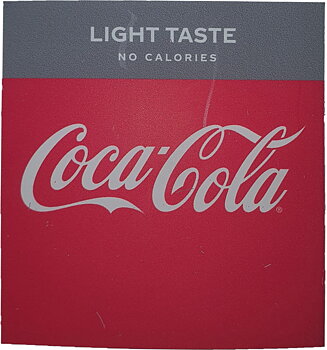 Lyskasse brandsquares Coca Cola Light