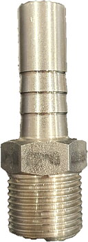 SLANGESTUDS 3/8 RG X 8 MM
