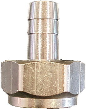 SLANGEKOBLING 5/8 X 8 MESS/NIKKEL BD