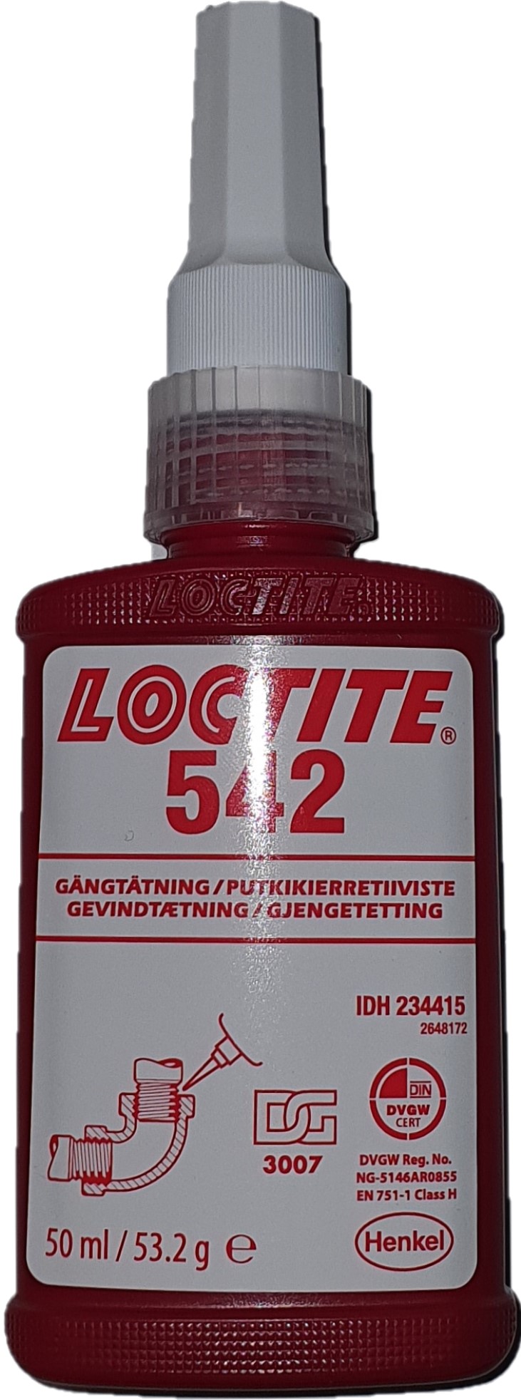 LOCTITE G.O.V. 50 CC FLASKE (542)