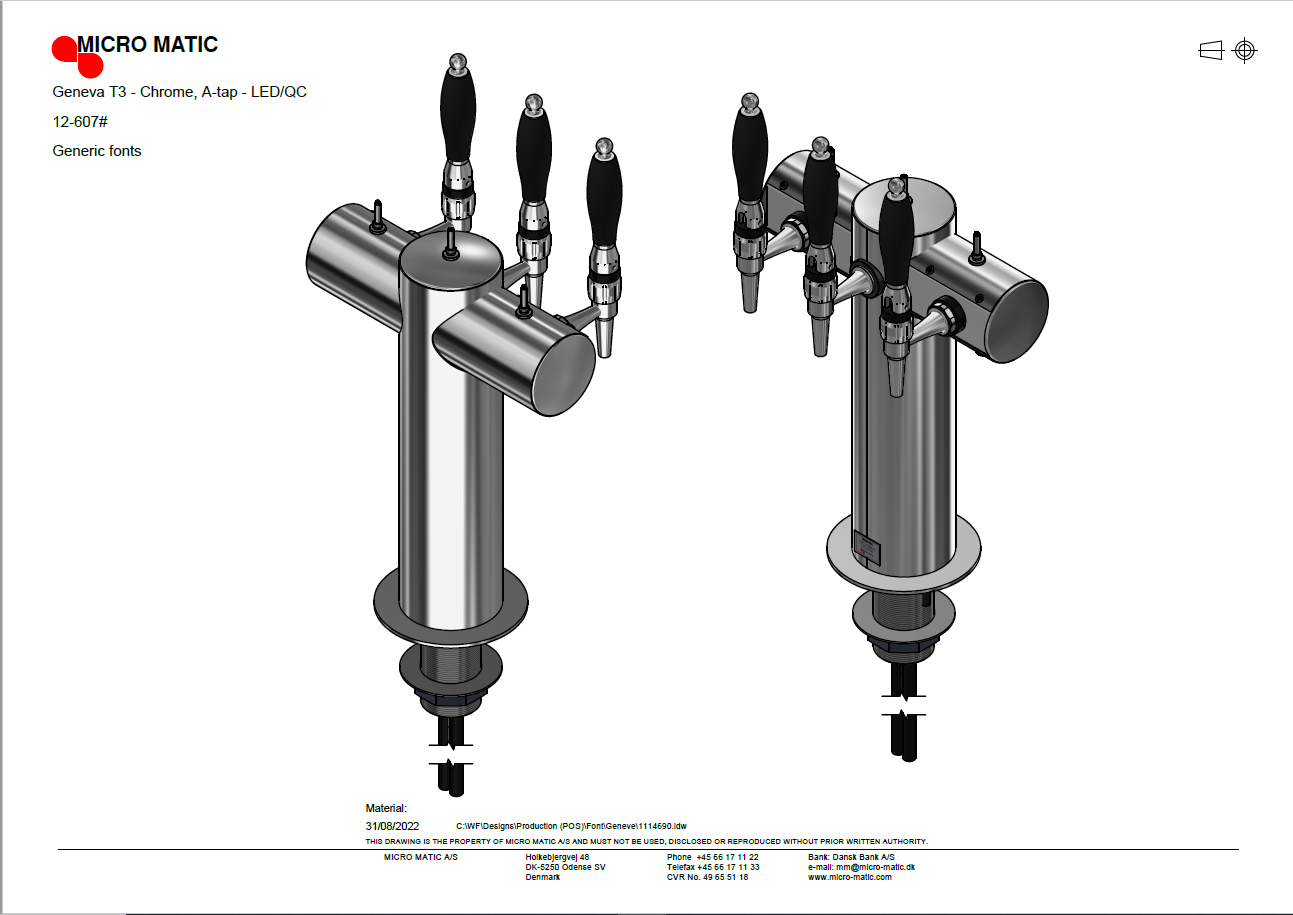 Font -Geneva T3, chrome, LED/QC - 4