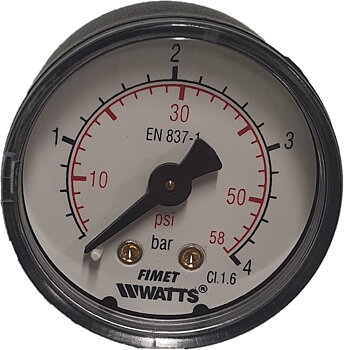 Regulator Adjuncts Pressure Gauge DM