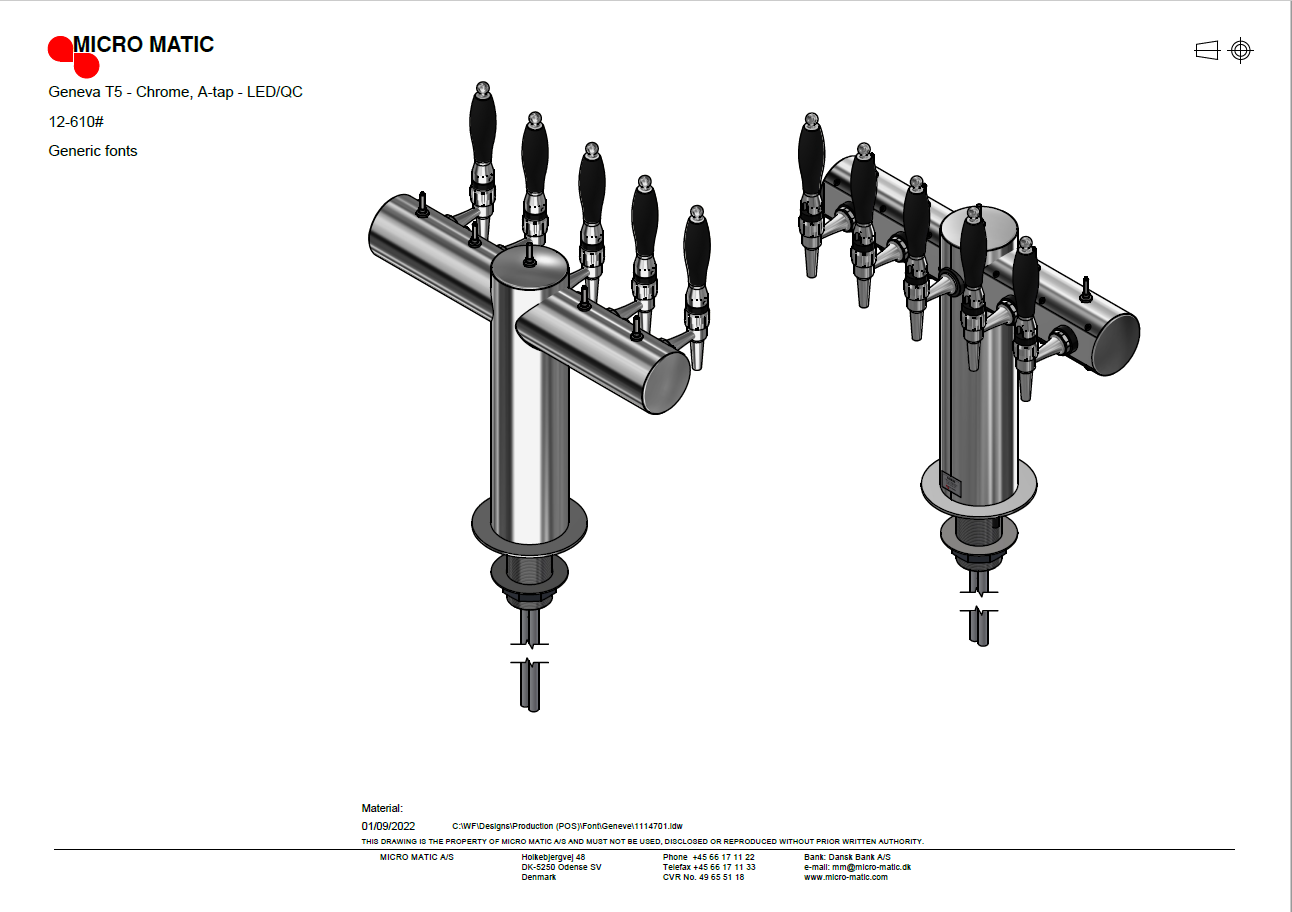 Font -Geneva T5, chrome, LED/QC - 4