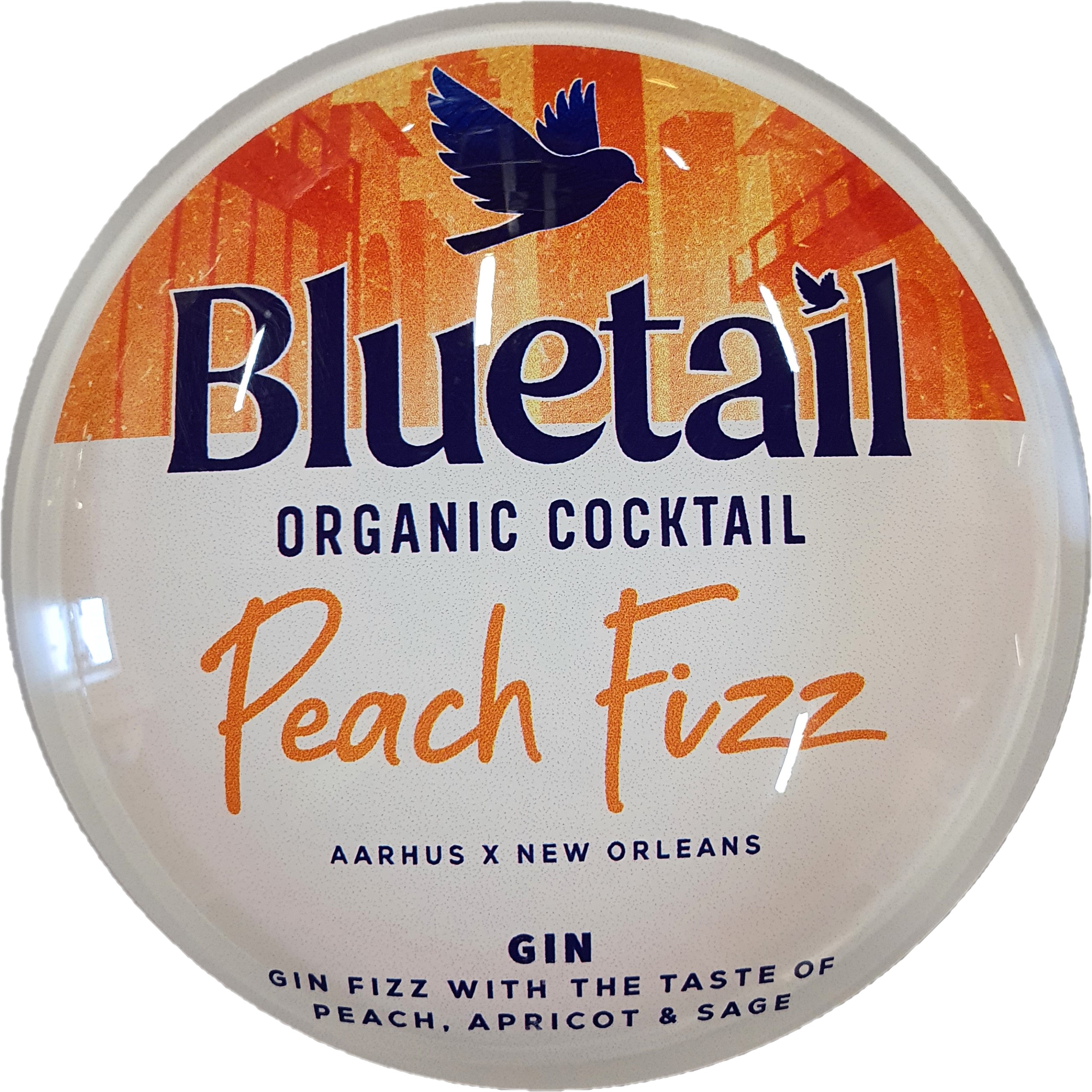 Peach Fizz Bluetail Frog Eye