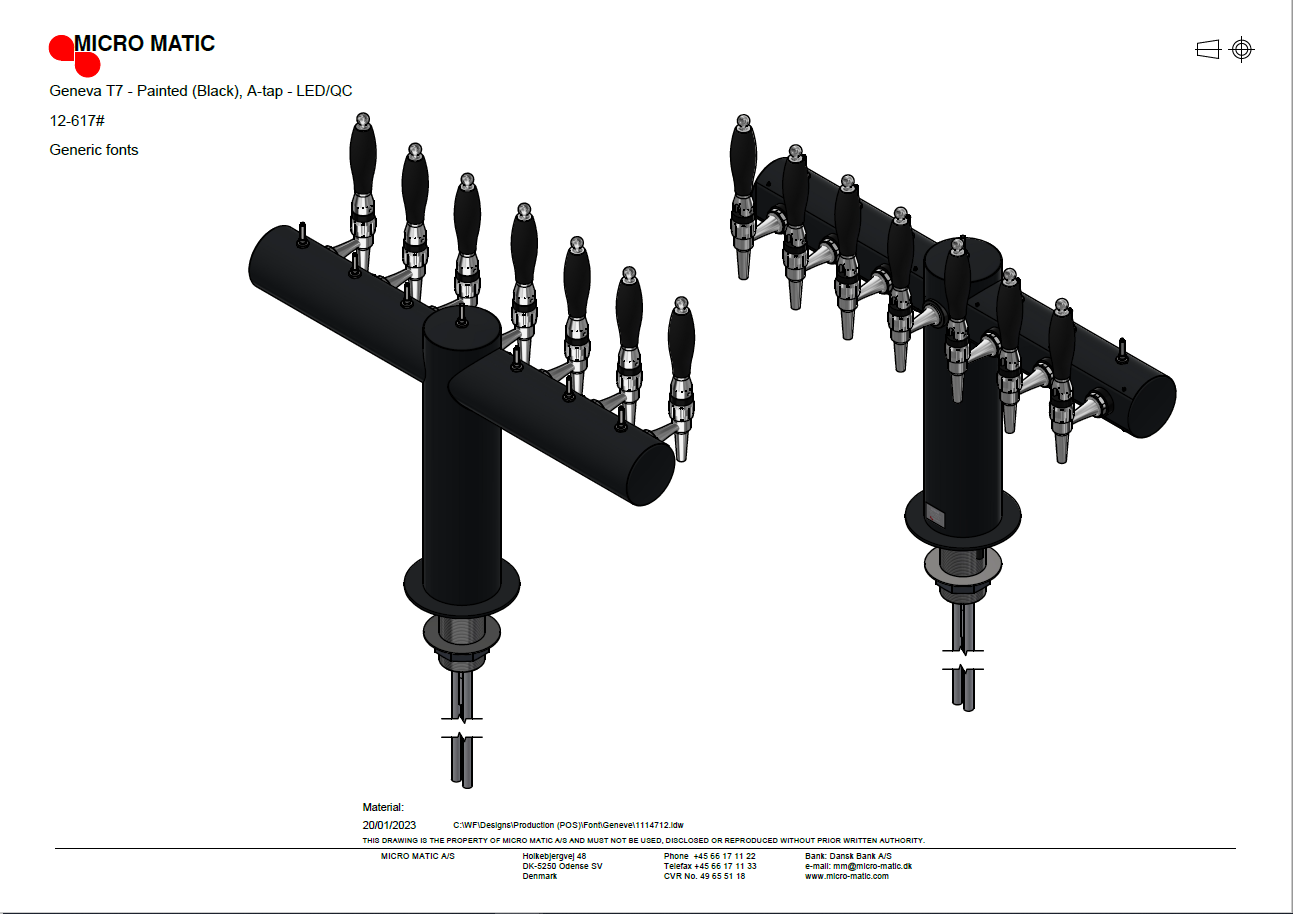 Font -Geneva T7, mat black, LED/QC - 4