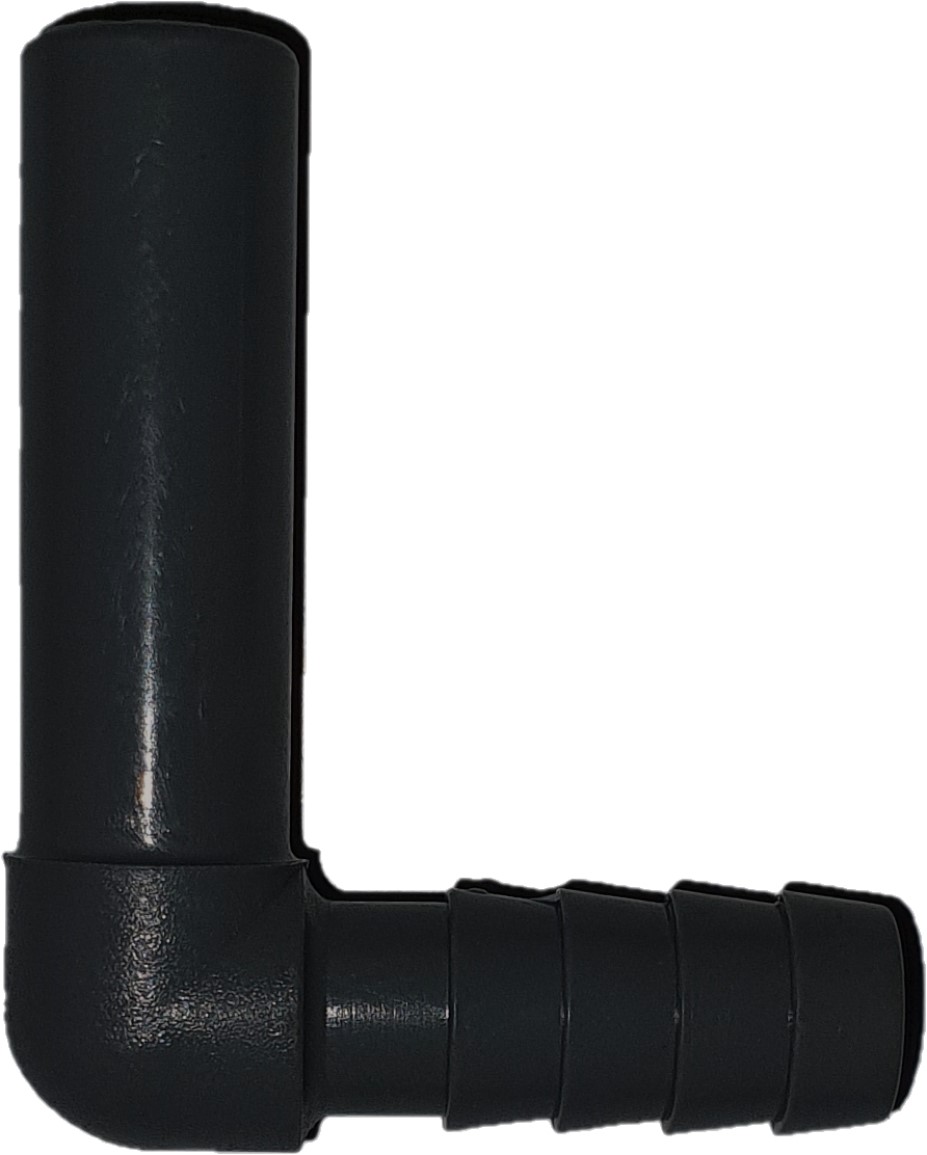 JG -L- 3/8 - 5/16 Tube to Hose Elbow