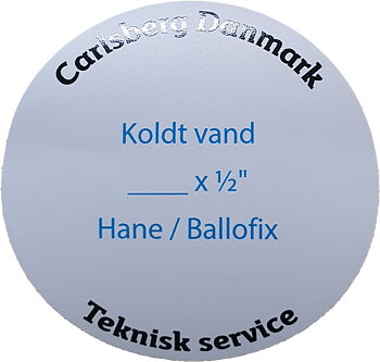 Mærkat VVS/Vand Kunde