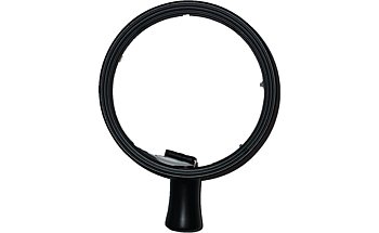 Medallion -Frog eye, SORT LED/QC 81mm