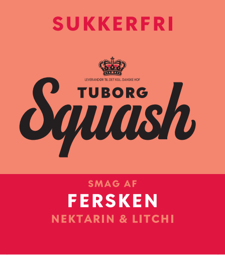 Lancermærke Tuborg Squash Fersken