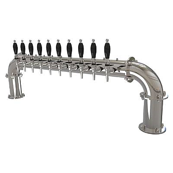 Font -Titan U 10, chrome, Alumasc, LED/QC