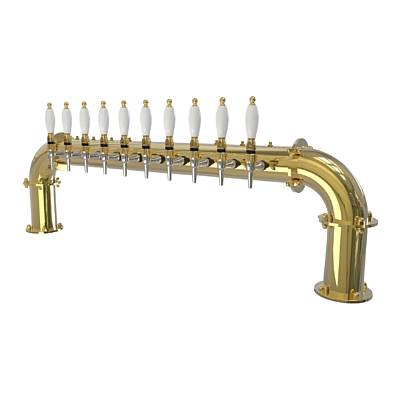 Font -Titan U 10, gold, Alumasc, LED/QC