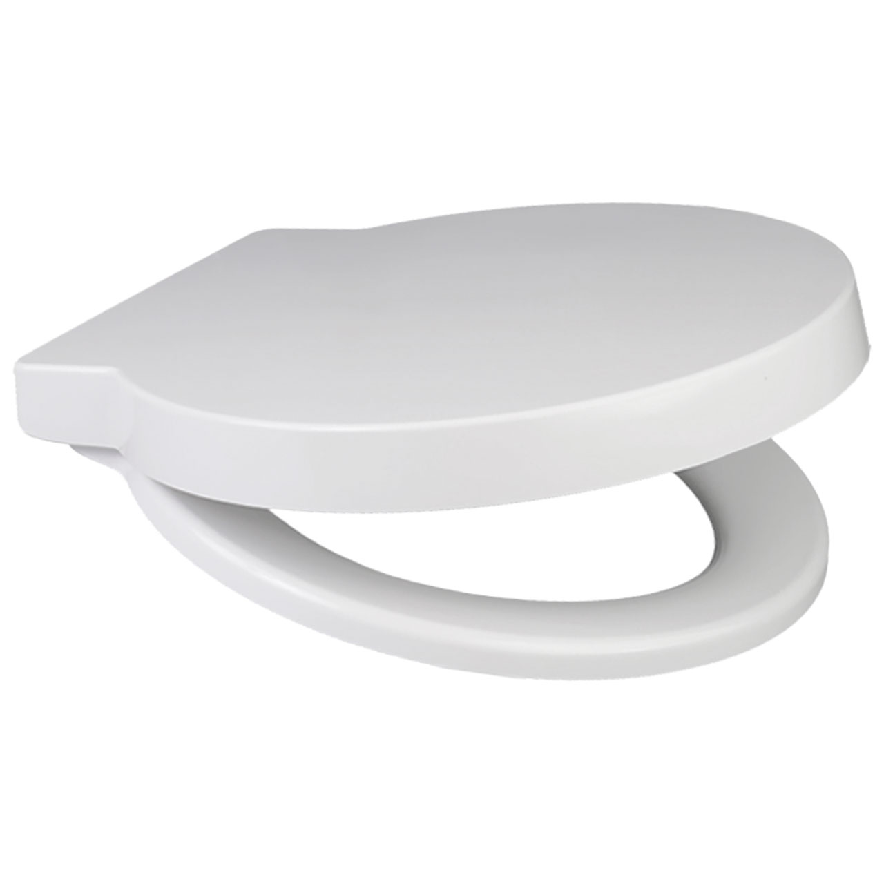 Round toilet seat (white)