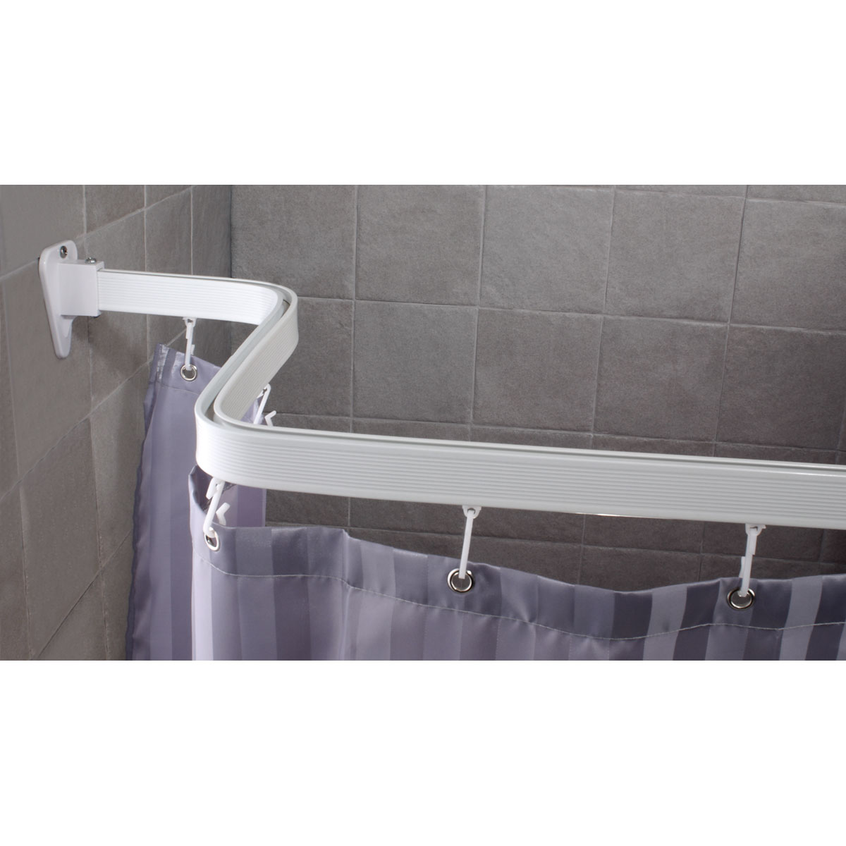 Bendi Curtain Tracks chrome - 7