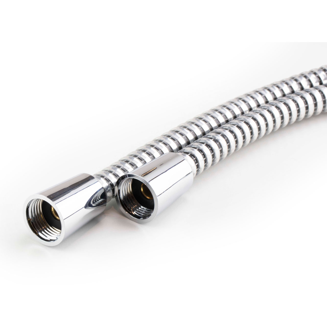 SuperStrong Shower Hose - 150cm Chrome - Polybag/Hanger - 3