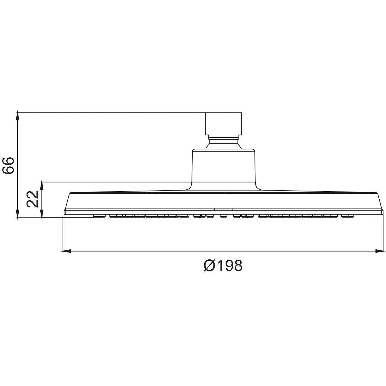 Overhead Shower ROUND