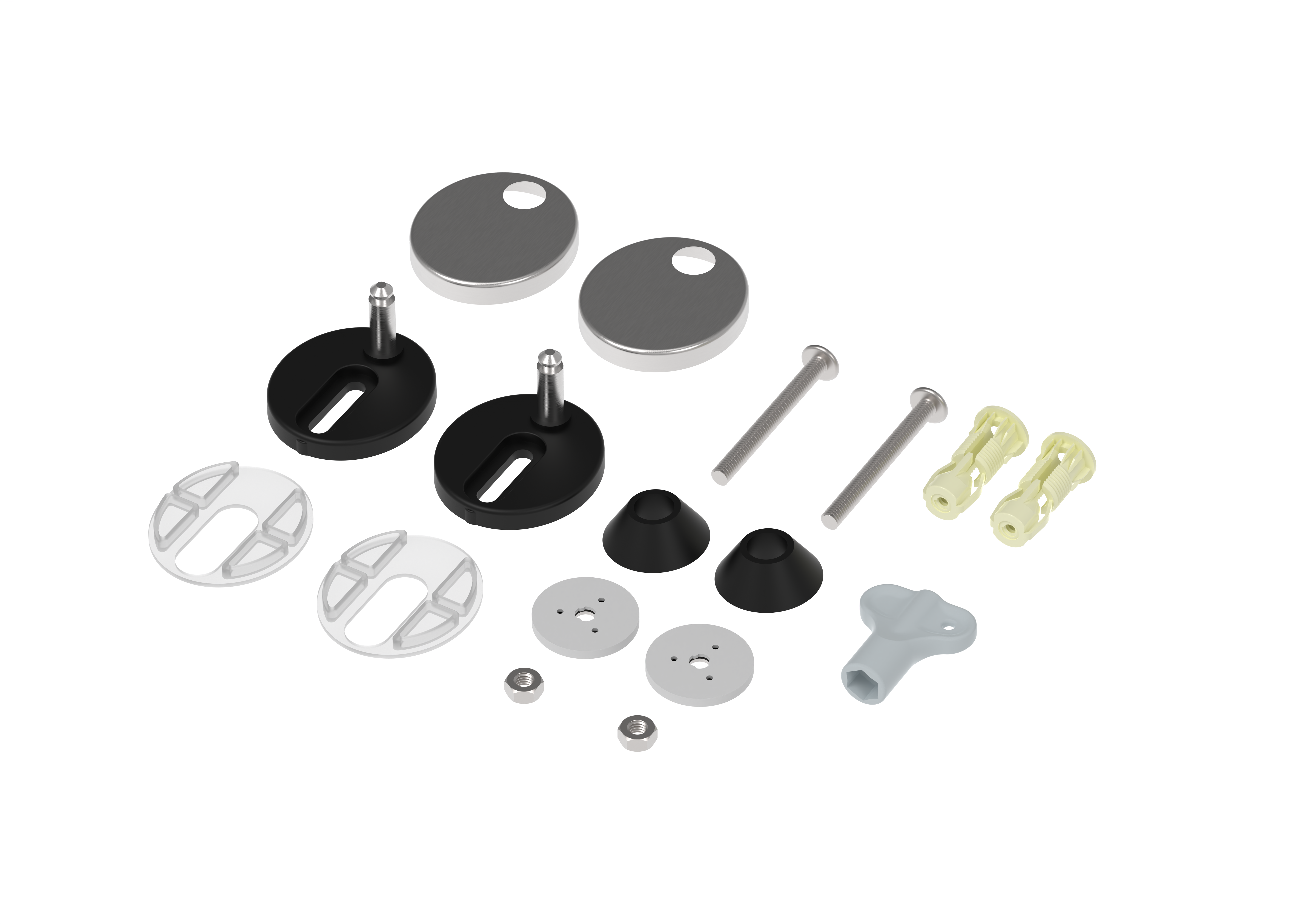Toilet seat fitting pack - Slim and Style Seat 