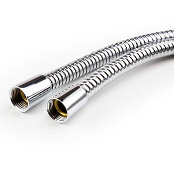 SuperLux® Antibac Shower Hose - 150cm Chrome - Consumer Packed