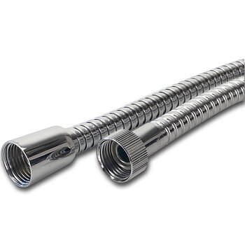 Super8 Shower Hose - 150cm Chrome - Consumer Packed