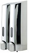 Tall Round gel dispenser double chrome