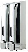 Tall Round gel dispenser double chrome